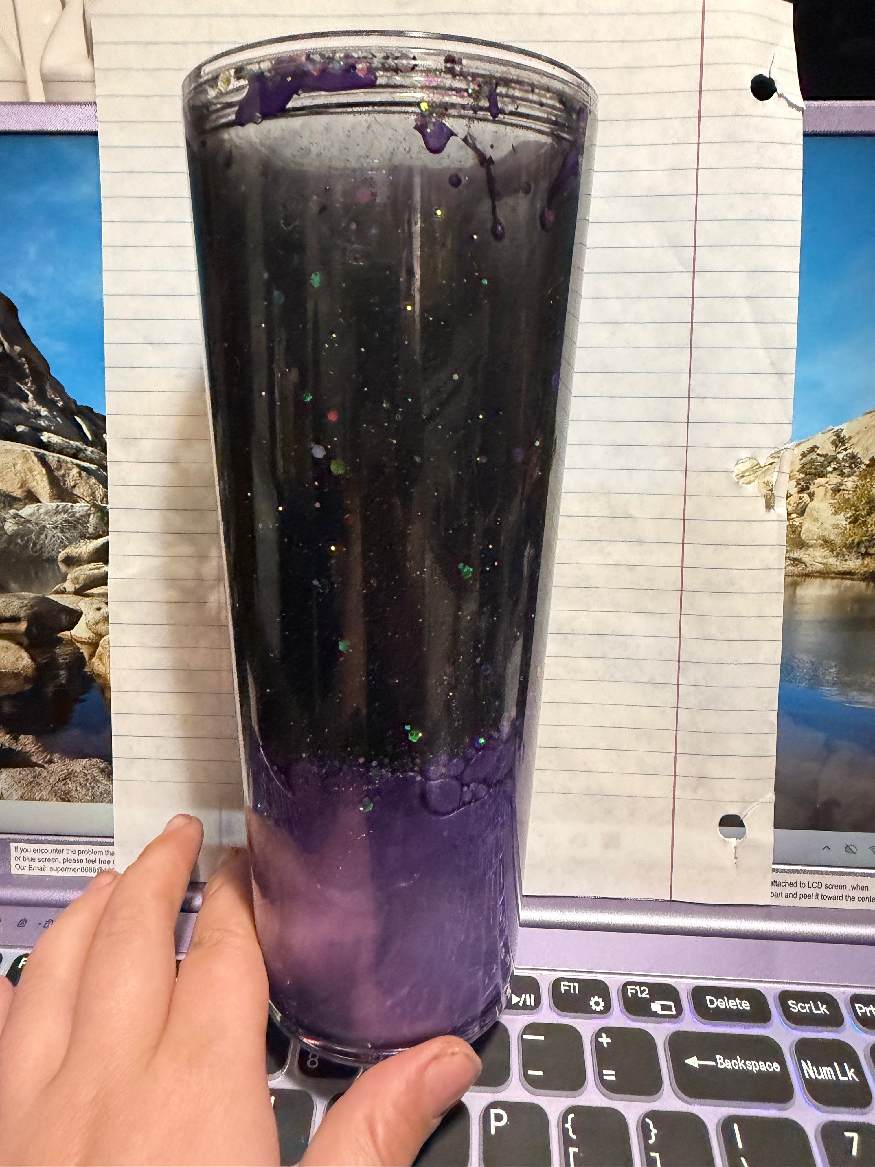 24 ounce snow globe acrylic